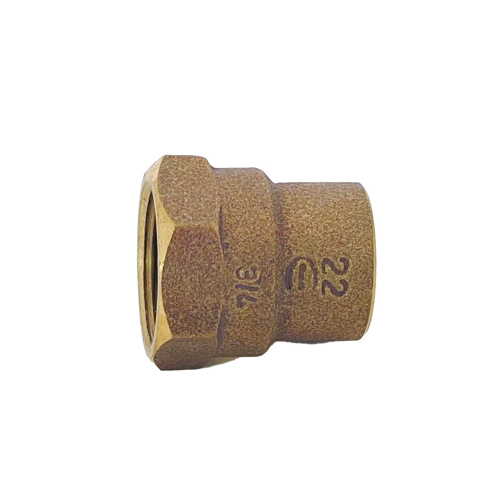 conector eluma bolsa rosca bronze