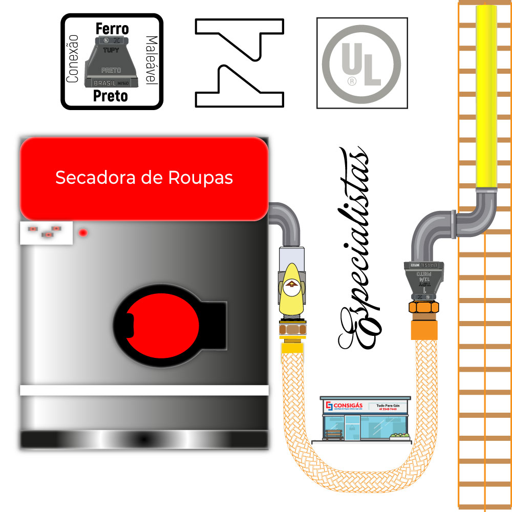 luva redução 150lbs média pressão